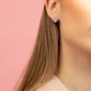 Boucles d'oreilles Disney ornées de Cristaux scintillants -Mickey
