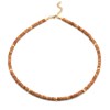 Collier Perles Heishi Pierres Naturelles Serpeggiante - vue V1