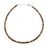 Collier Chakra Perles Heishi Oeil De Tigre-38 cm - vue V1