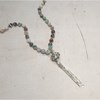 Sautoir Mala Multicolore Pierres Naturelles Argent 925 - vue V3