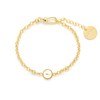 mini bracelet perle doré à l'or fin - NÉLYA - vue V1