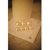 broche perles plaqué argent - NÉLYA - vue V5