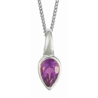 Pendentif Vintage MATY - Griffe En Argent Avec Améthyste Naturelle - Bijou Ancien
