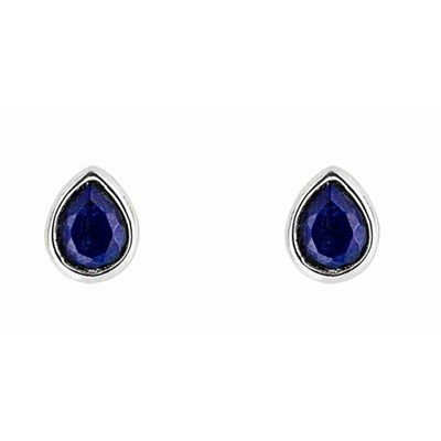 Boucles d'oreilles pendantes lapis-lazuli. - Boucles d'oreilles pie