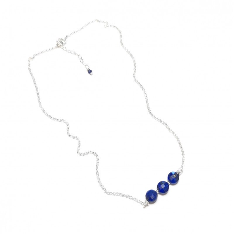 Collier Maya Lapis-Lazuli et Argent 925