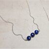 Collier Maya Lapis-Lazuli et Argent 925 - vue V2