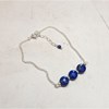 Bracelet Maya Lapis-Lazuli Argent 925 - vue V2