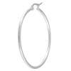 Paire de boucles d'oreille créole en acier chirurgical 40mm - vue V1