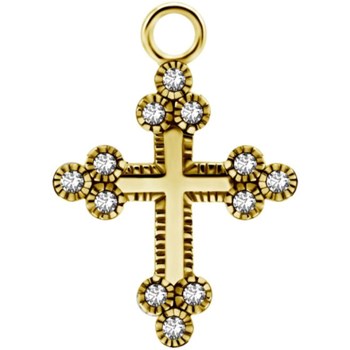 Charms golden cross