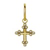 Charms croix dorée - vue V2