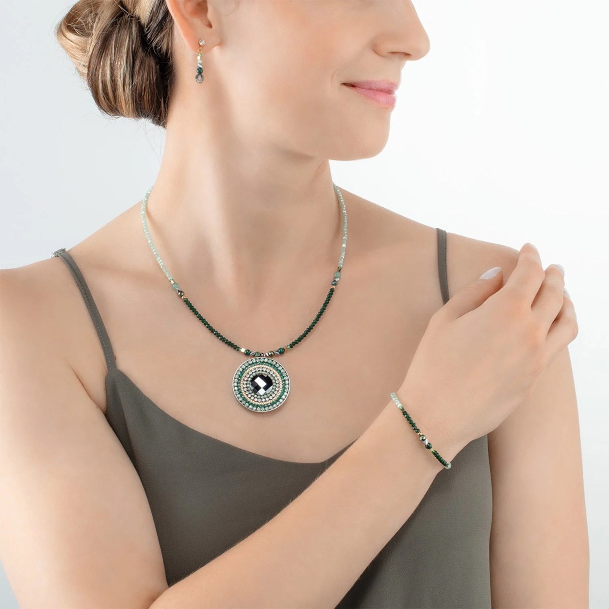 Bracelet Coeur de Lion Amulette Glamorous vert - vue 2
