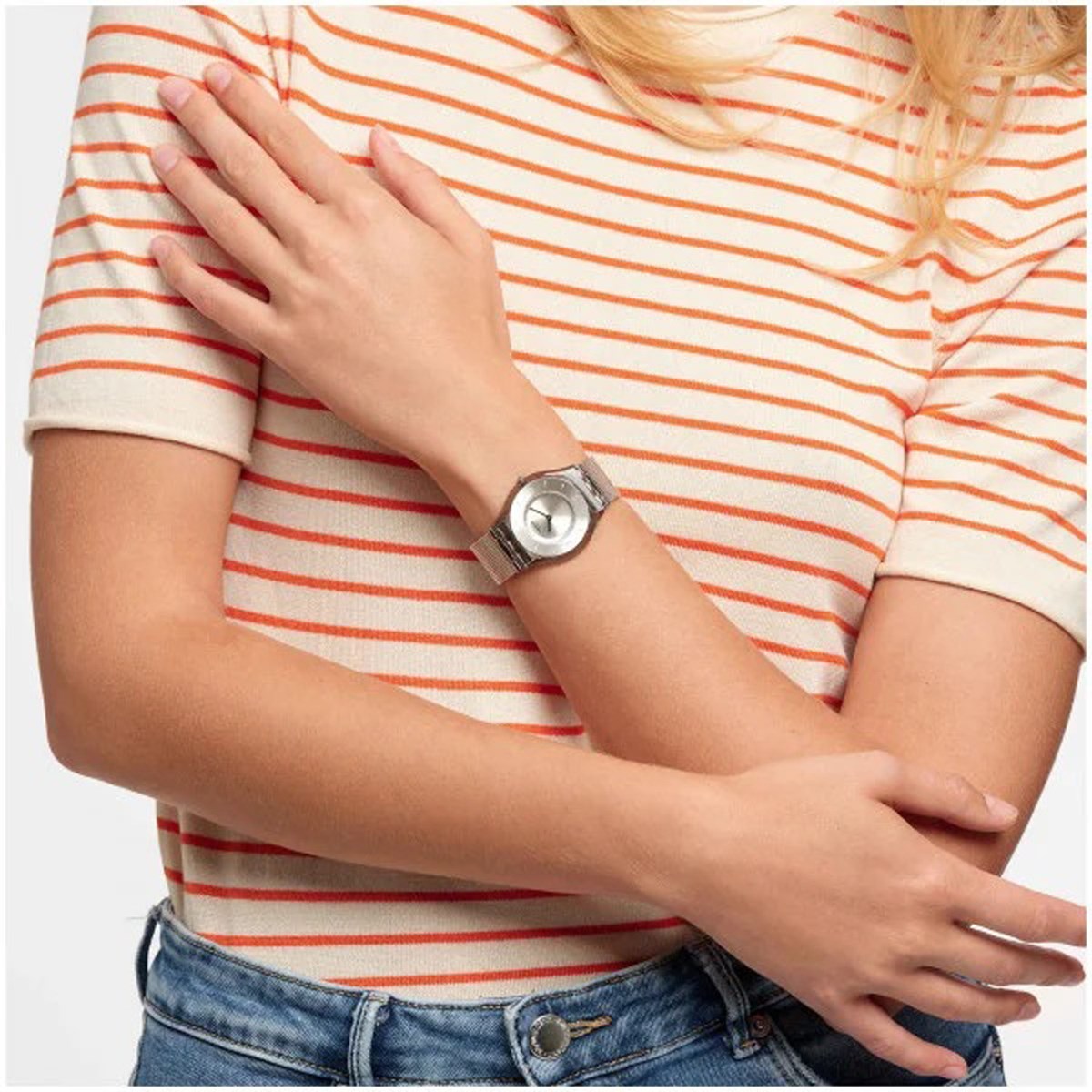 Montre Swatch Metal Knit - vue 3