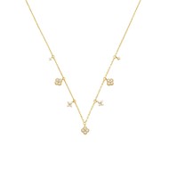 Collier Agatha Beloved pampilles dorées