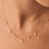 Collier Agatha Beloved pampilles dorées - vue V2