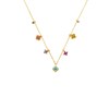 Collier Agatha Beloved pampilles multicolores - vue V1