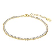 Bracelet Lotus Silver Pure Essentials doré
Style Tennis