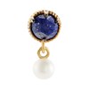 Boucle d'oreille individuelle Agatha Précieux dorée
lapis lazuli - vue V1