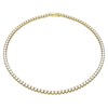 Collier Swarovski Matrix Tennis doré
Taille M - vue V1