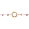 Bracelet Brillaxis Soleil et tourmaline rose
18 cm - vue V1