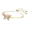 Bracelet Swarovski Idyllia Papillon rose et doré - vue V3