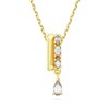 Pendentif Swarovski Imber doré - vue V1