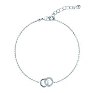 Bracelet Agatha argent entrelacé oxydes
Collection RONDOU