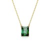 Pendentif Swarovski Stilla rectangle vert - vue V1