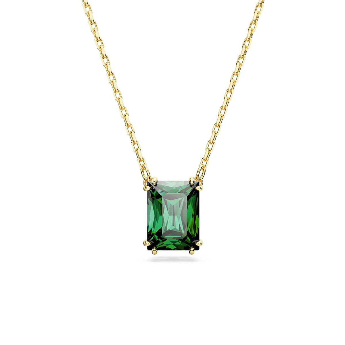 Pendentif Swarovski Stilla rectangle vert