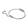 Bracelet Swarovski Mesmera rose et blanc - vue V3