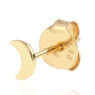 Piercing puce Agatha Miniluna argent doré