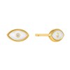 Boucles d'oreilles puces Ania Haie Wild Soul Evil Ey_x000D_
e doré - vue V1