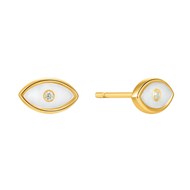 Boucles d'oreilles puces Ania Haie Wild Soul Evil Ey_x000D_
e doré
