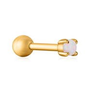 Boucle d'oreille individuelle Ania Haie Rising Star_x000D_
doré opale