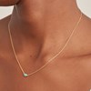 Collier Ania Haie Making Waves doré turquoise - vue V2