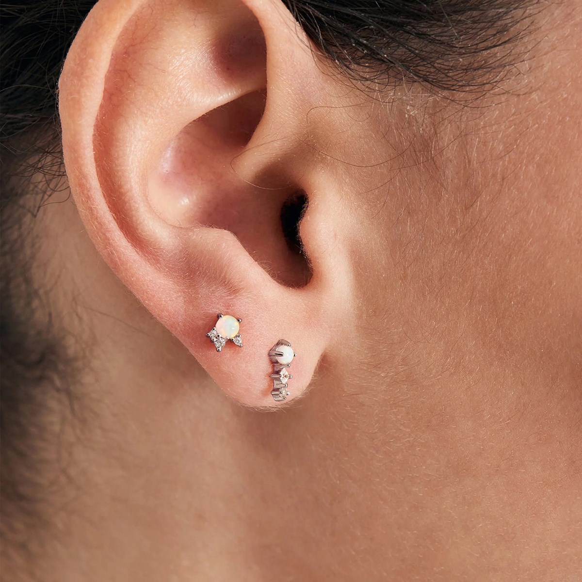 Boucle d'oreille individuelle Ania Haie Kyoto Opal - vue 2