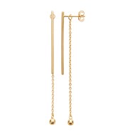 Boucles d'oreilles pendantes Brillaxis
tige