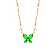 Collier Brillaxis papillon vert
45 cm