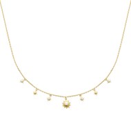 Collier Brillaxis soleil empierré
45 cm