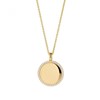 Collier Sif Jakobs FOLLINA GRANDE_x000D_
medaille à graver sertie oxydes - vue V1