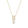Collier Sif Jakobs ELLISSE CAREZZA / UNO_x000D_
plaqué or - vue V1