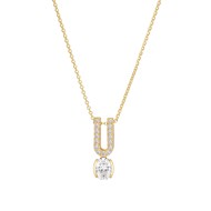 Collier Sif Jakobs ELLISSE CAREZZA / UNO_x000D_
plaqué or