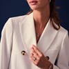 Collier Sif Jakobs ELLISSE CAREZZA / UNO_x000D_
plaqué or - vue V2