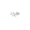 Boucle d'oreille Agatha Shining étoile argent - vue V1