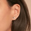 Boucle d'oreille Agatha Shining étoile argent - vue V2
