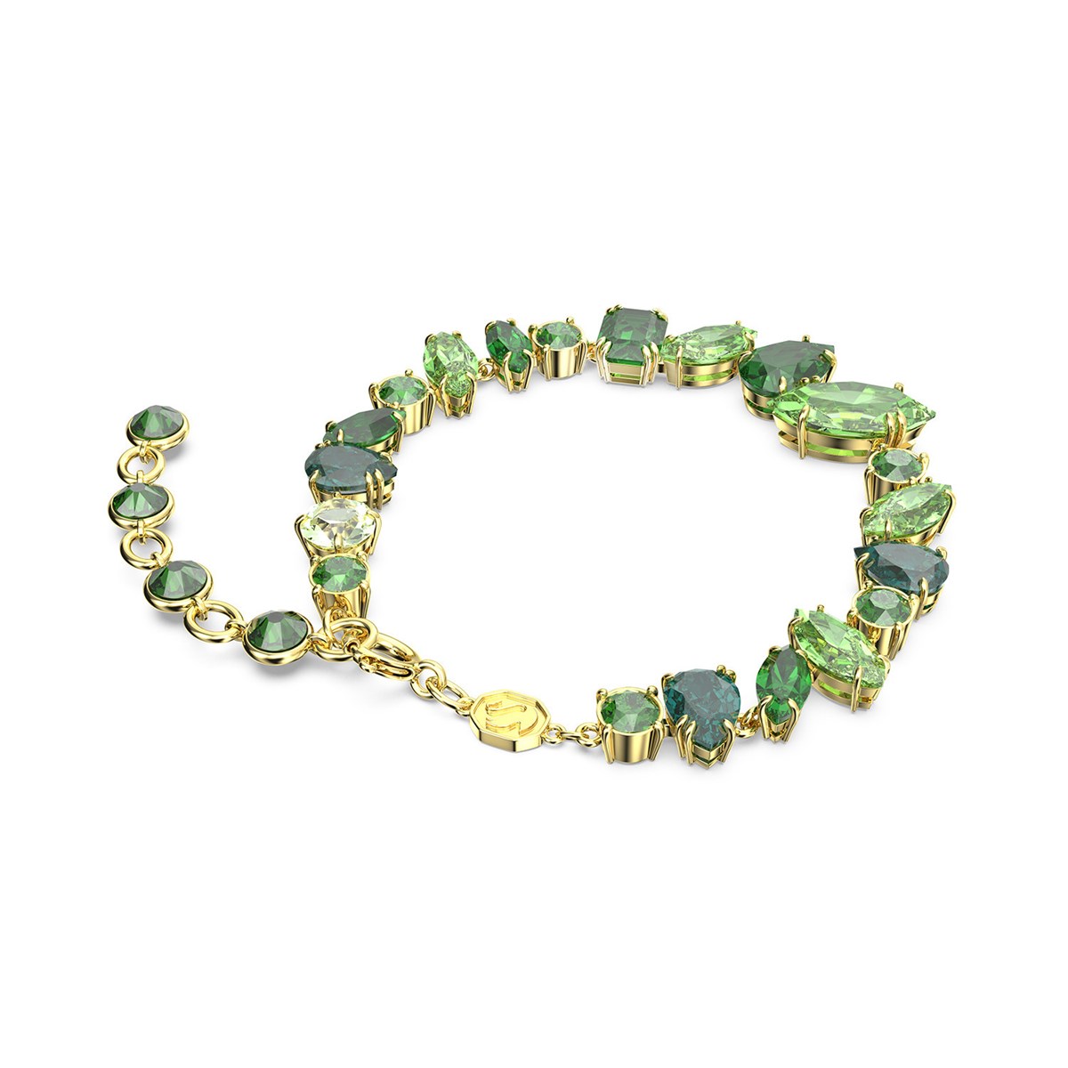 Bracelet Swarovski Gema cristaux verts - vue 2