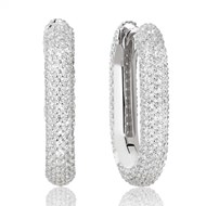 Boucles d'oreille Sif Jakobs CAPRI MEDIO_x000D_
argent et oxydes de zirconium
