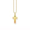 Collier Thomas Sabo argent doré croix oxydes_x000D_
arc-en-ciel - vue V2