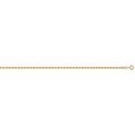 Bracelet maille corde or jaune 750/1000