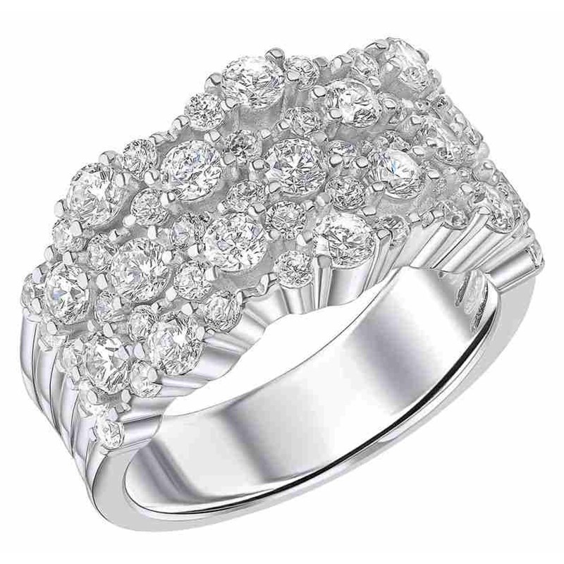 Bague zirconium en argent 925