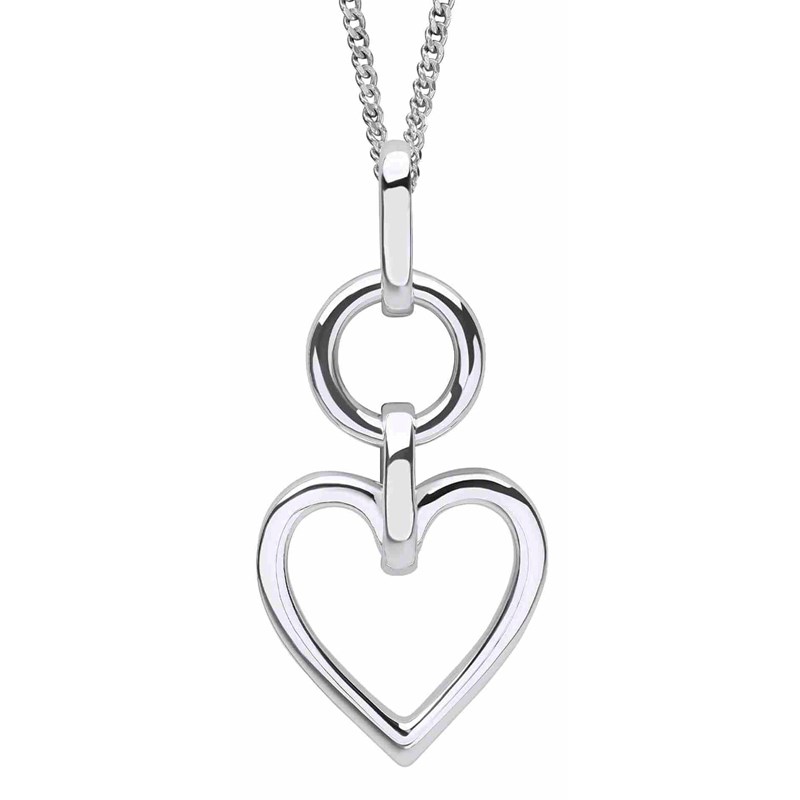 Collier coeur en argent 925